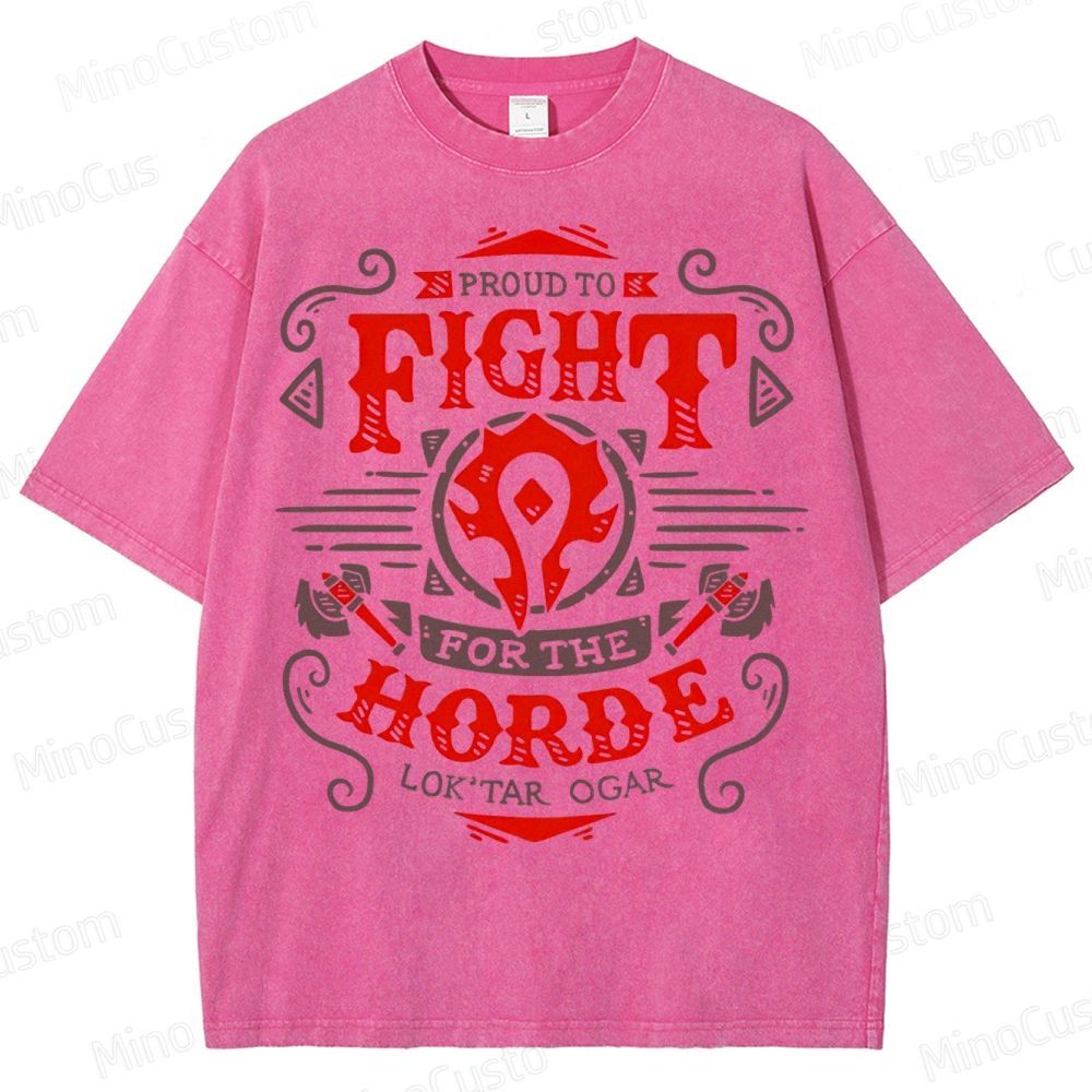 Warcraft Horde Emblem Washed T-Shirt 