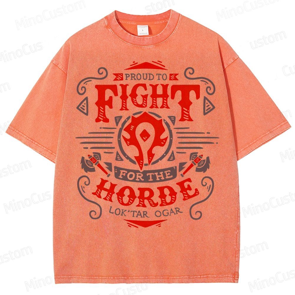 Warcraft Horde Emblem Washed T-Shirt 