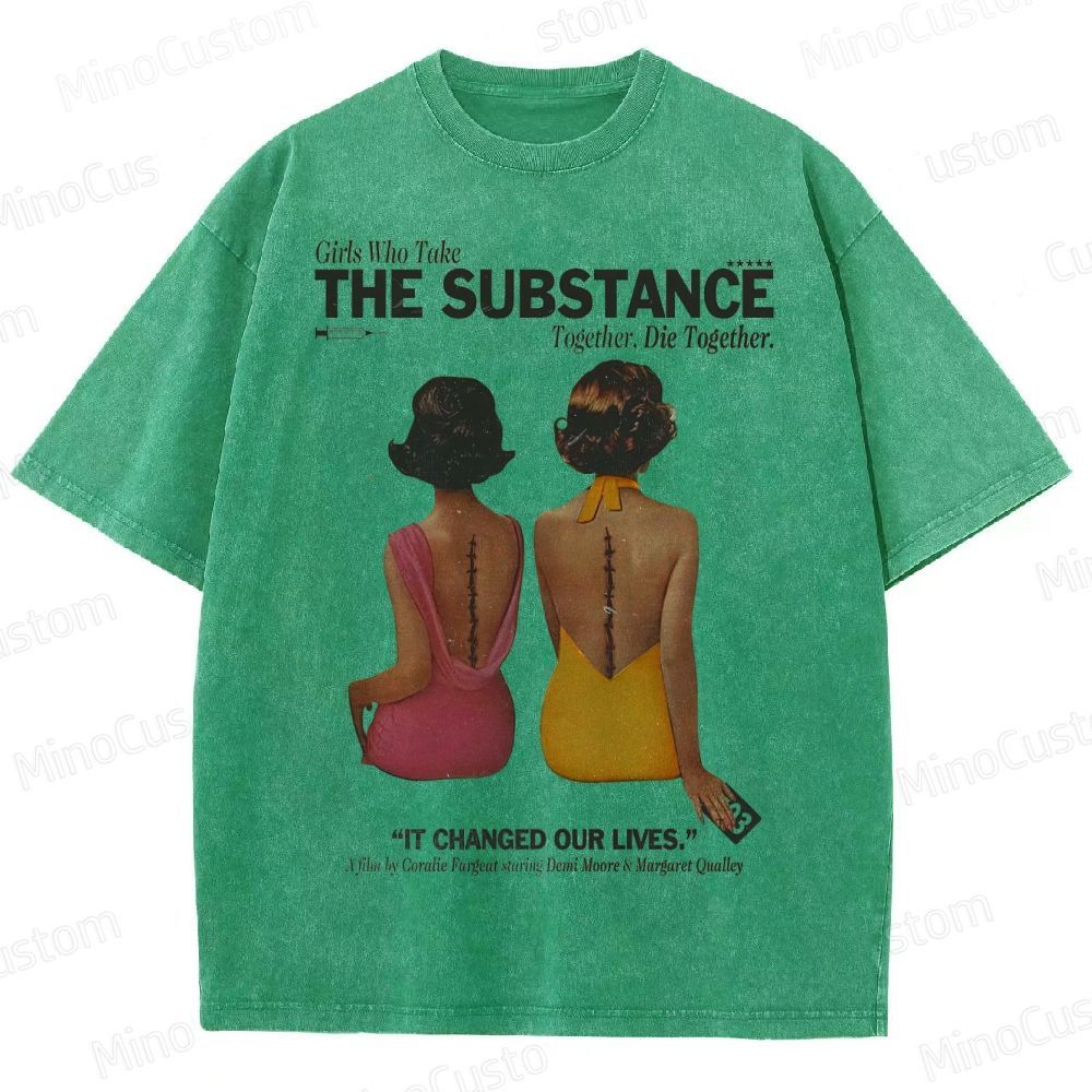 Feminist Horror Graphic Washed T-Shirt