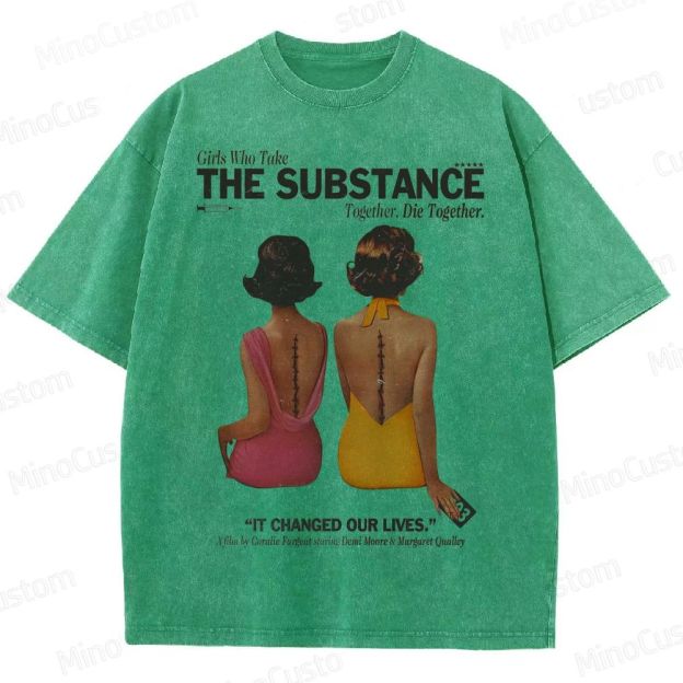 Feminist Horror Graphic Washed T-Shirt