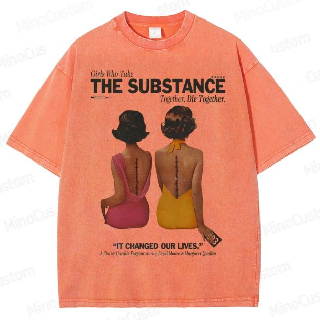 Feminist Horror Graphic Washed T-Shirt