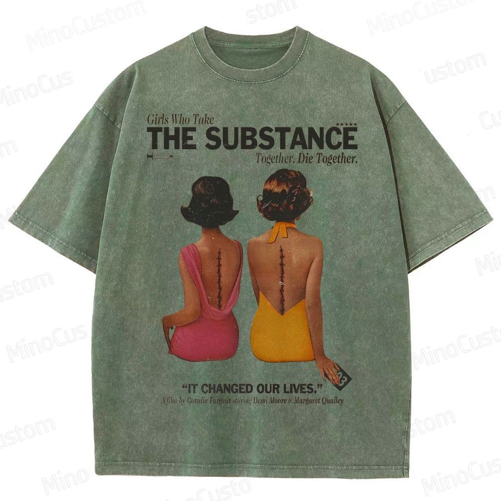 Feminist Horror Graphic Washed T-Shirt