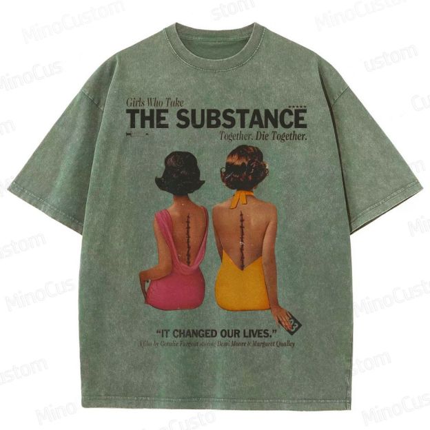 Feminist Horror Graphic Washed T-Shirt