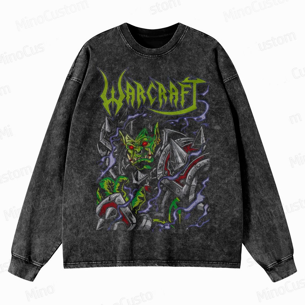Thrall of War Crewneck Washed Sweatshirt 