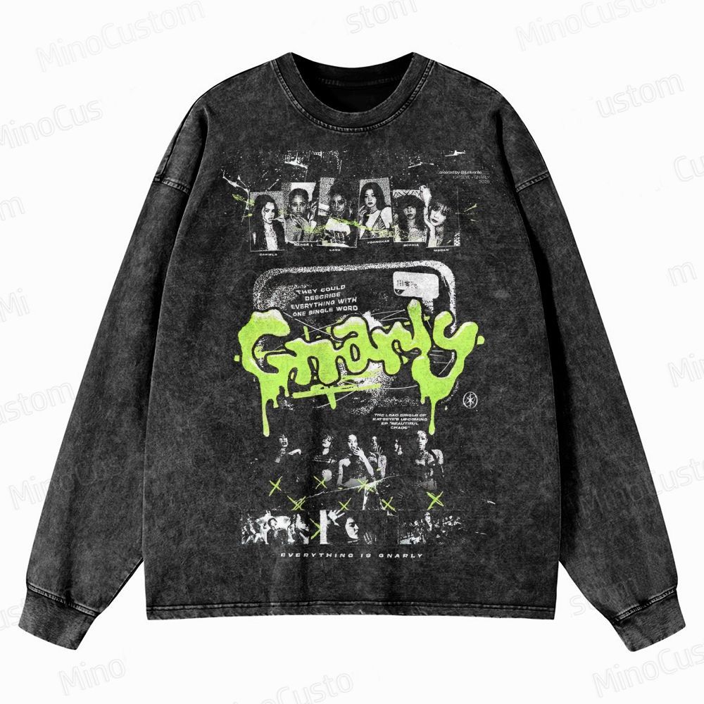 Vintage Graphic Crewneck Washed Sweatshirt