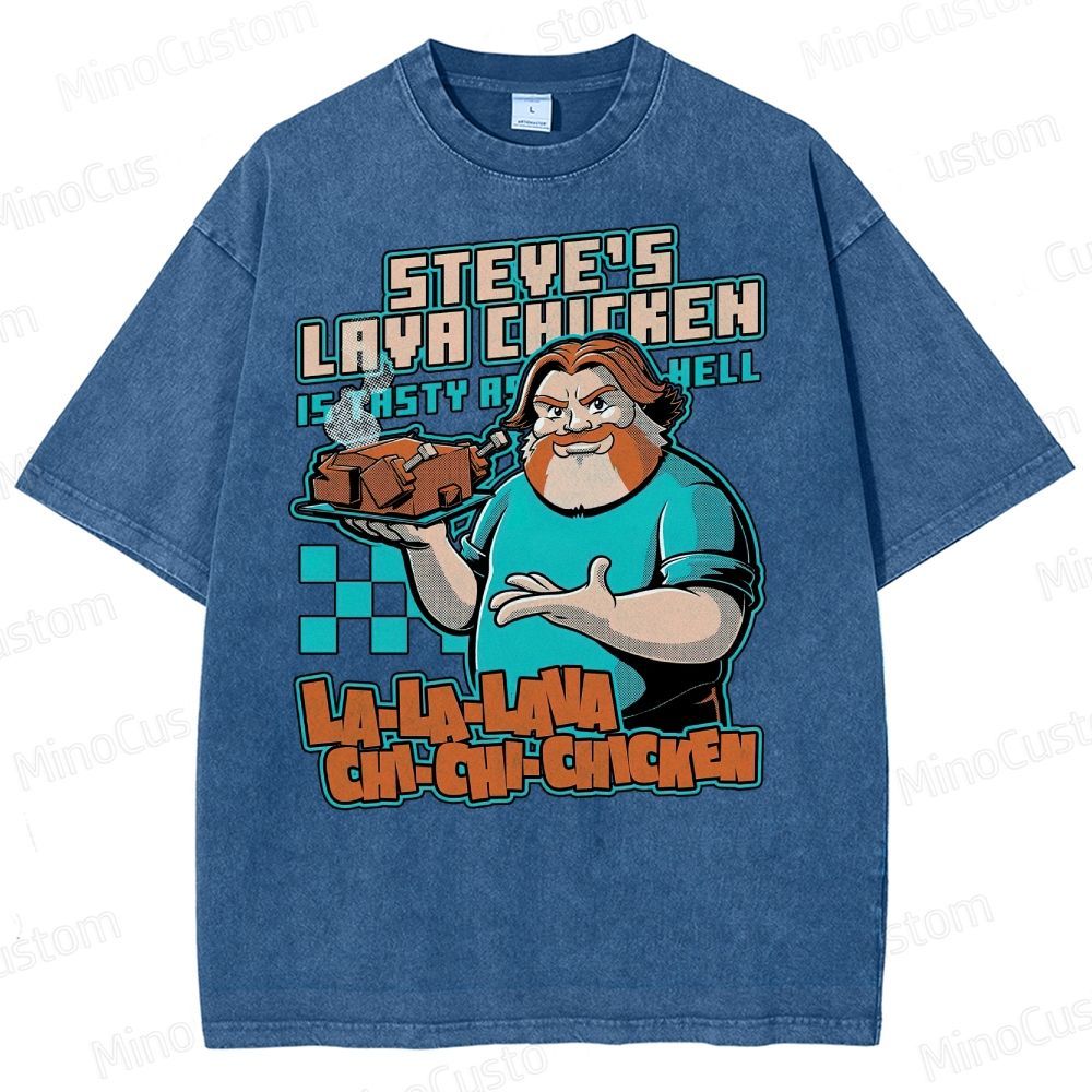 Game Lava Chicken Washed T-Shirt 