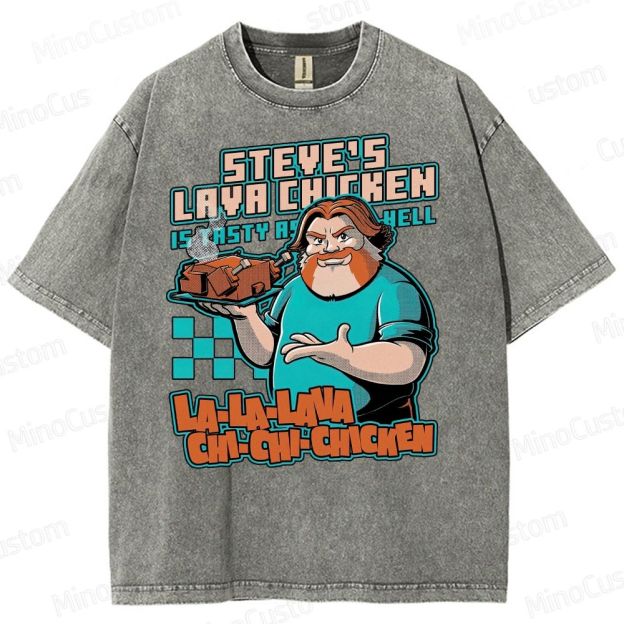 Game Lava Chicken Washed T-Shirt 