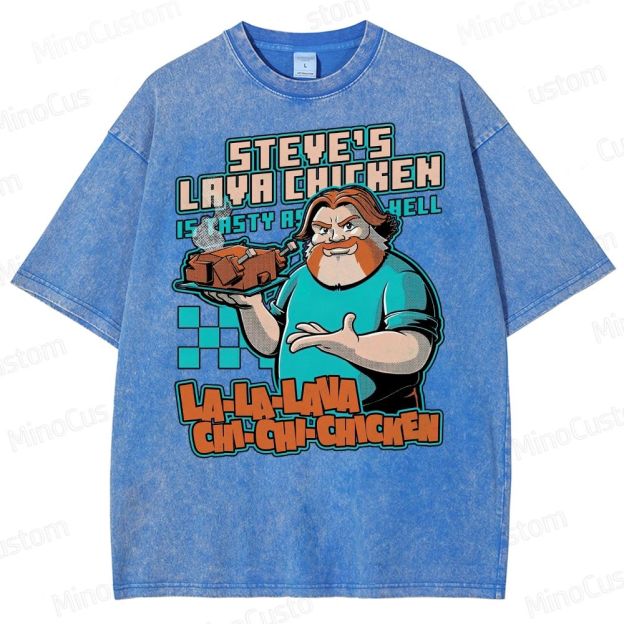 Game Lava Chicken Washed T-Shirt 