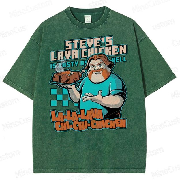Game Lava Chicken Washed T-Shirt 