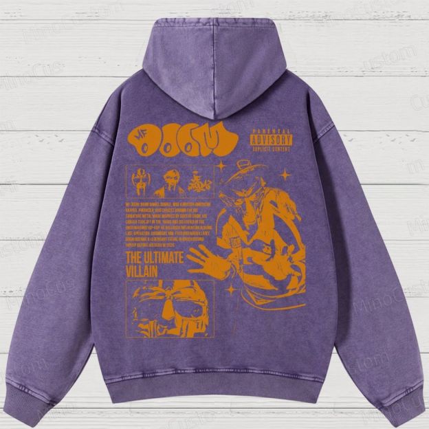 Underground Hip-Hop Legend Washed Hoodies