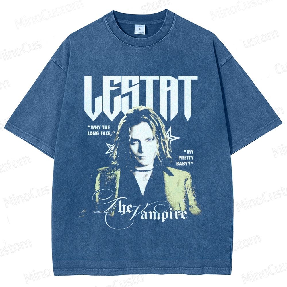 Interview with the Vampire: Lestat Retro Gothic Horror Graphic Washed Vintage T-Shirt