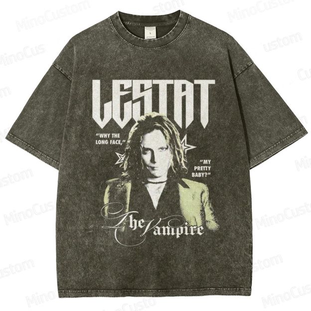 Interview with the Vampire: Lestat Retro Gothic Horror Graphic Washed Vintage T-Shirt