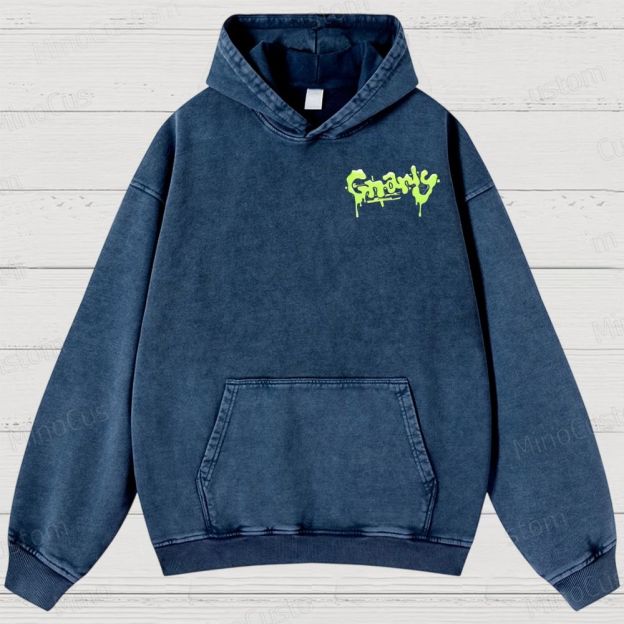 Vintage Graphic Washed Hoodies 