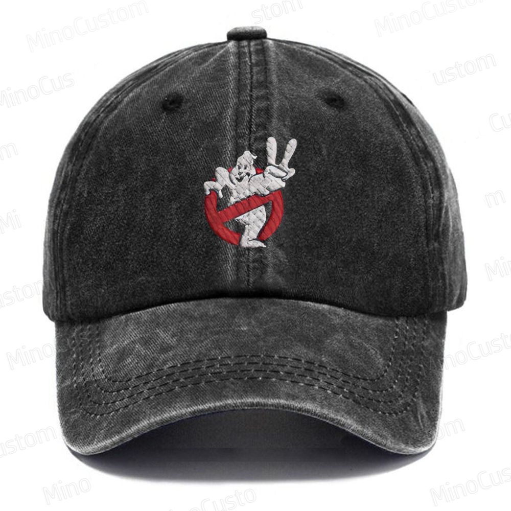 Ghostbusters  Embroidered Washed Cap 