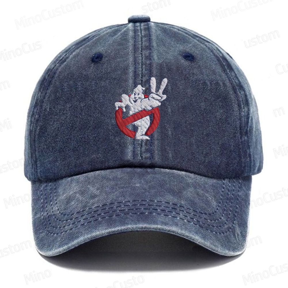 Ghostbusters  Embroidered Washed Cap 