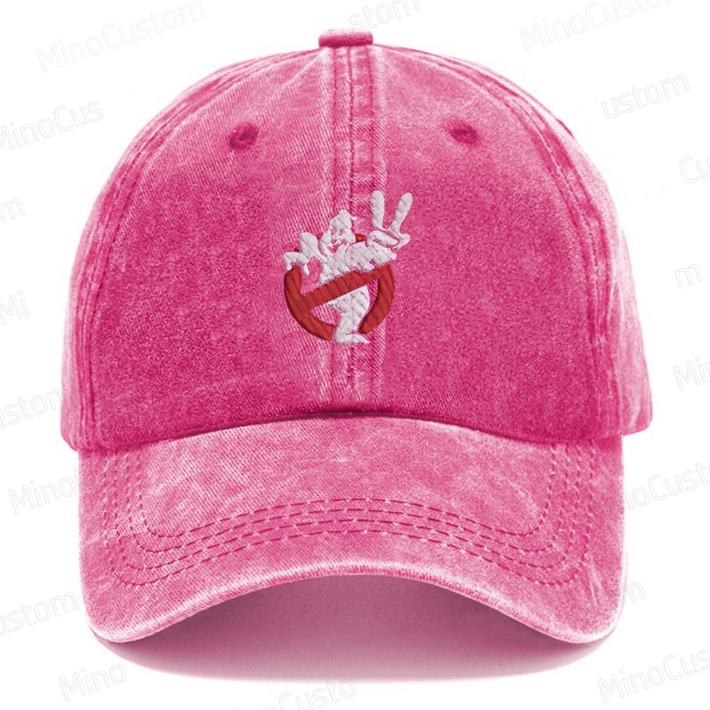 Ghostbusters  Embroidered Washed Cap 