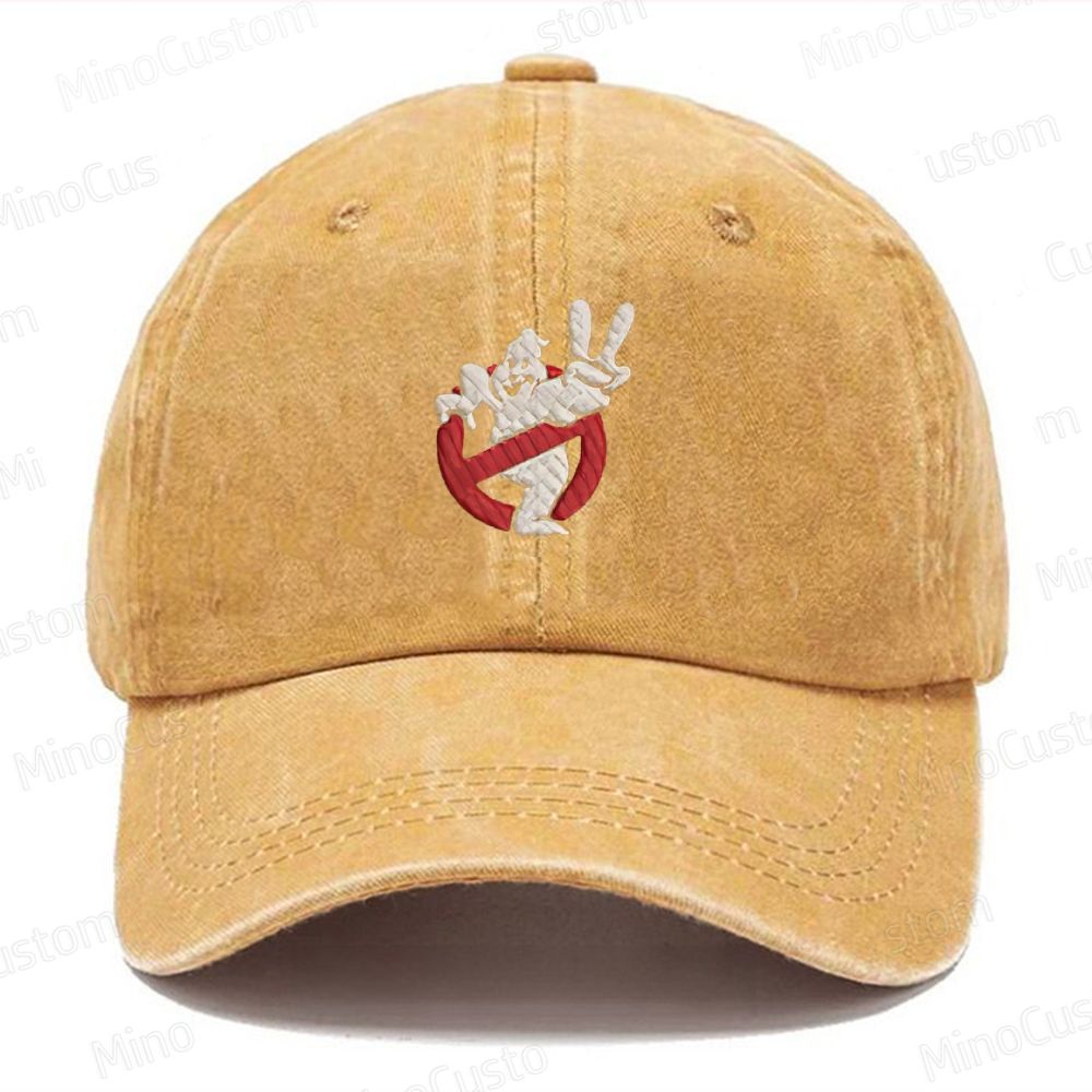 Ghostbusters  Embroidered Washed Cap 