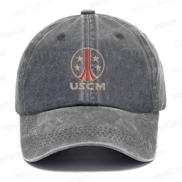 USCM Geek Vintage Embroidered Washed Cap 