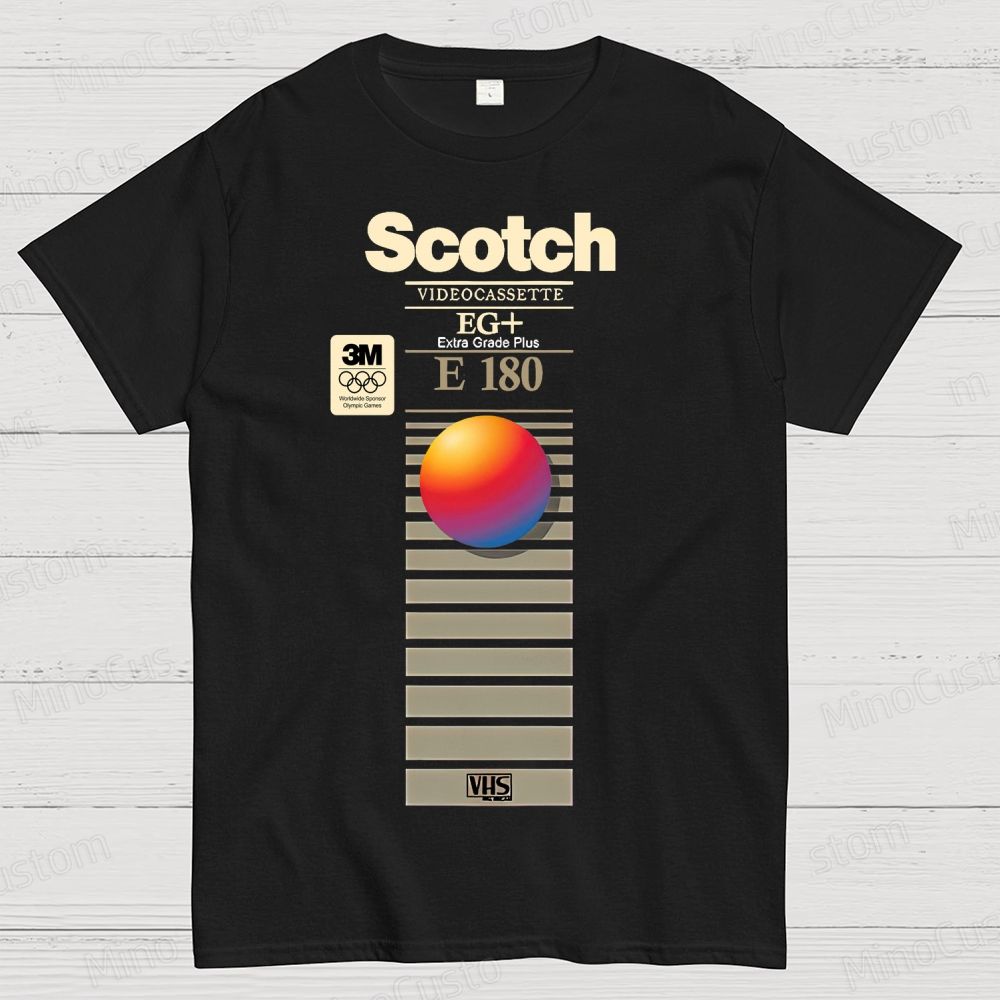 VHS Scotch E180 Geek T-Shirt