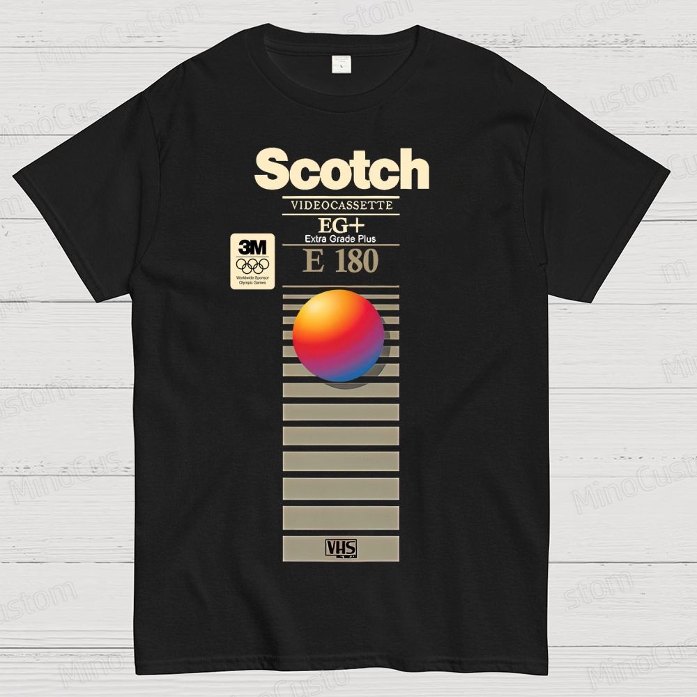 VHS Scotch E180 Geek T-Shirt