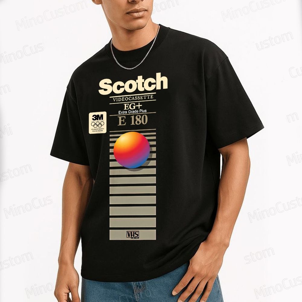VHS Scotch E180 Geek T-Shirt