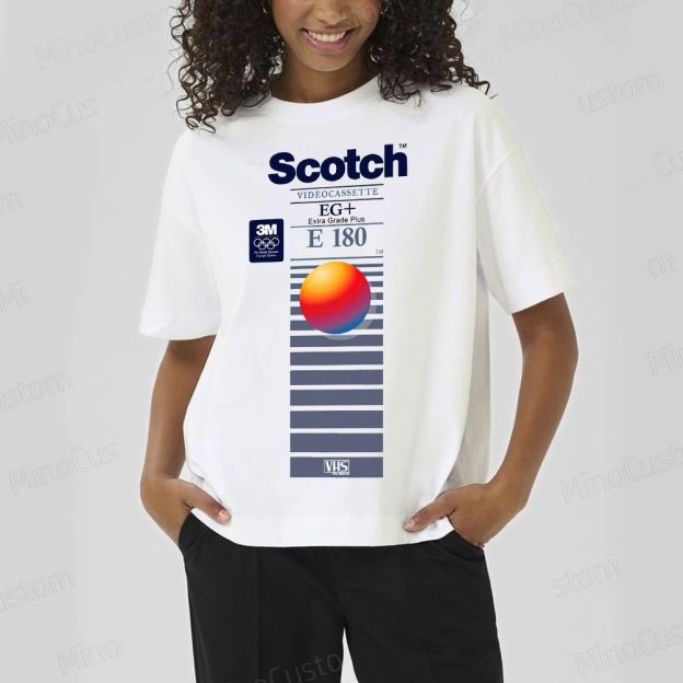VHS Scotch E180 Geek T-Shirt