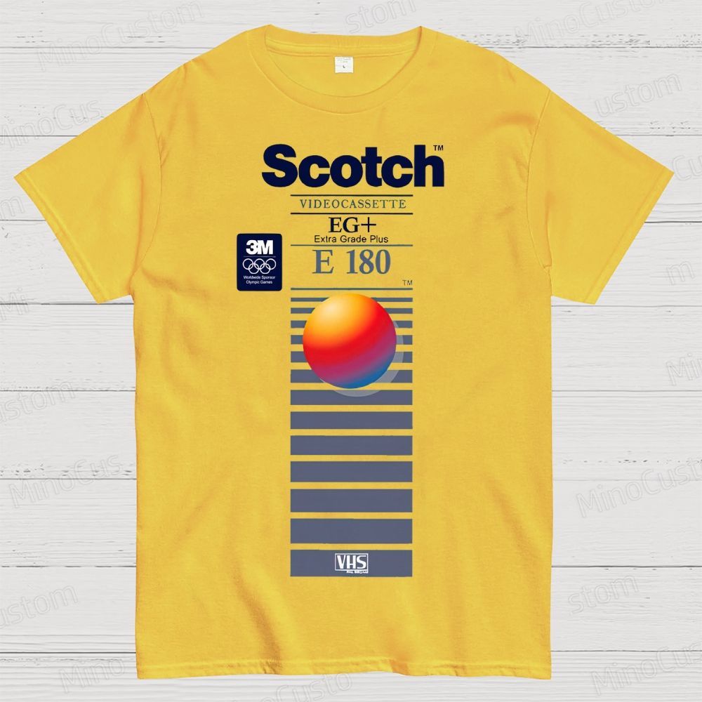 VHS Scotch E180 Geek T-Shirt