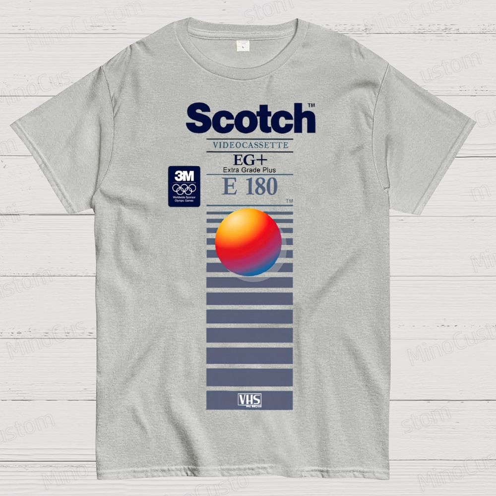 VHS Scotch E180 Geek T-Shirt