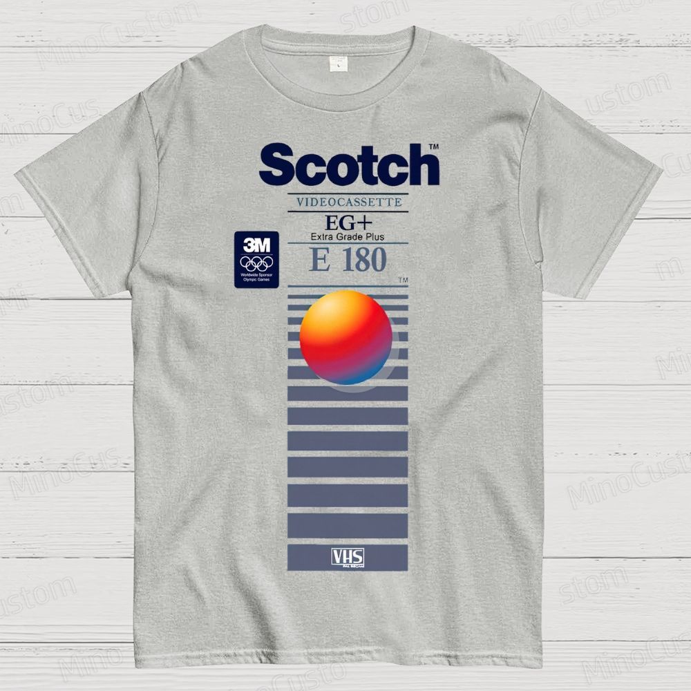 VHS Scotch E180 Geek T-Shirt