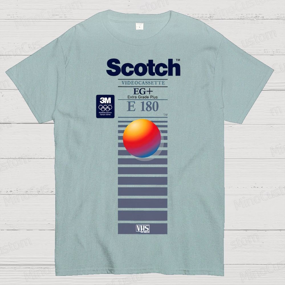 VHS Scotch E180 Geek T-Shirt