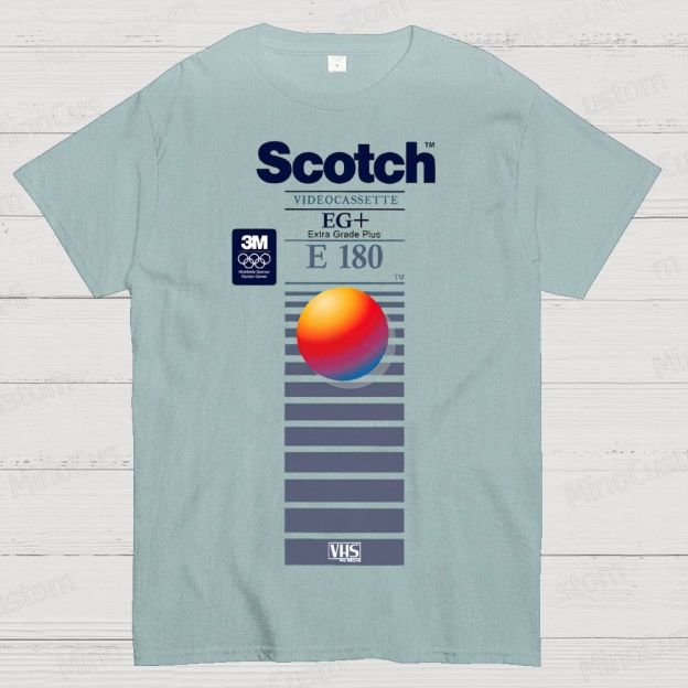 VHS Scotch E180 Geek T-Shirt