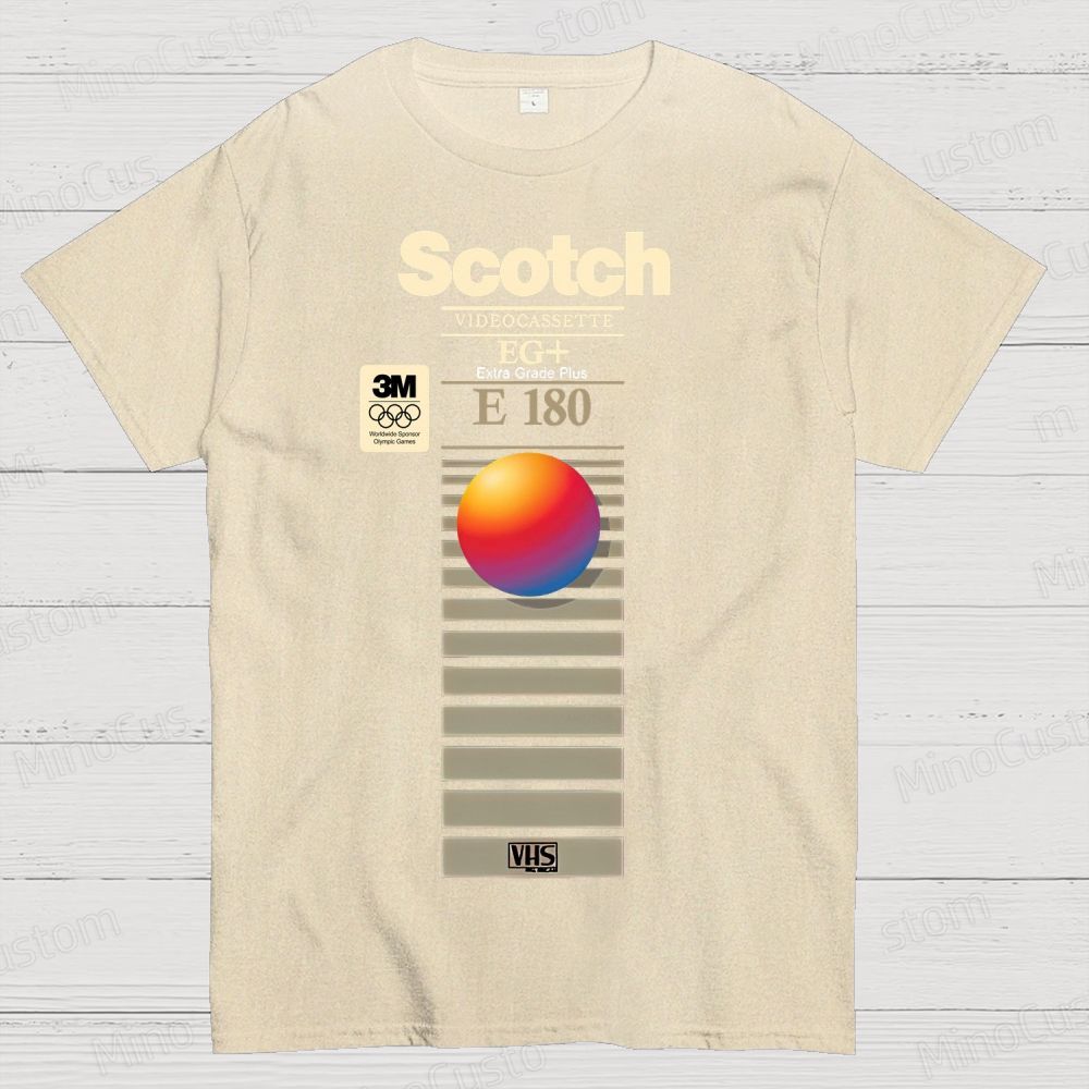 VHS Scotch E180 Geek T-Shirt