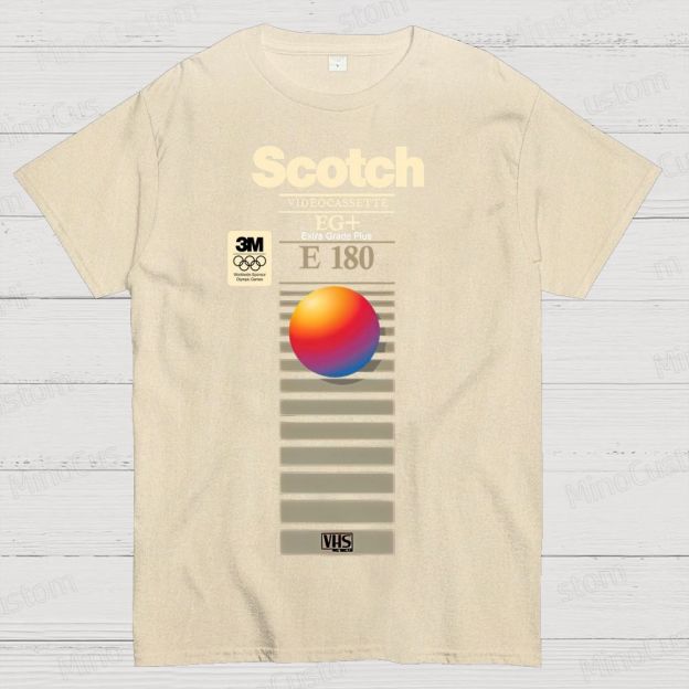 VHS Scotch E180 Geek T-Shirt
