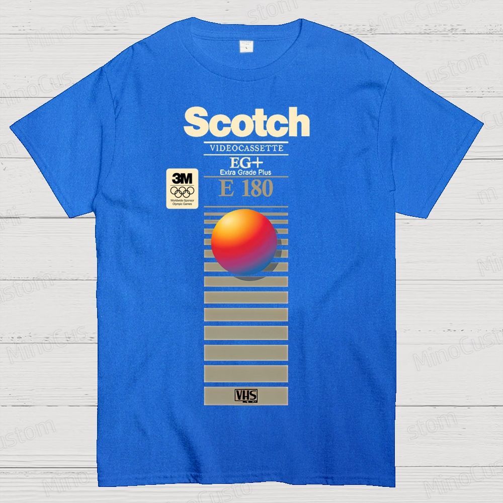 VHS Scotch E180 Geek T-Shirt