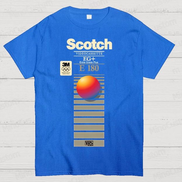 VHS Scotch E180 Geek T-Shirt