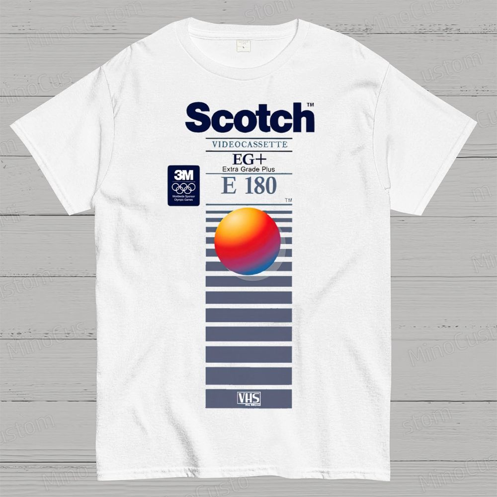 VHS Scotch E180 Geek T-Shirt