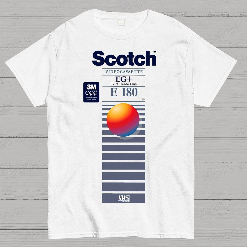 VHS Scotch E180 Geek T-Shirt