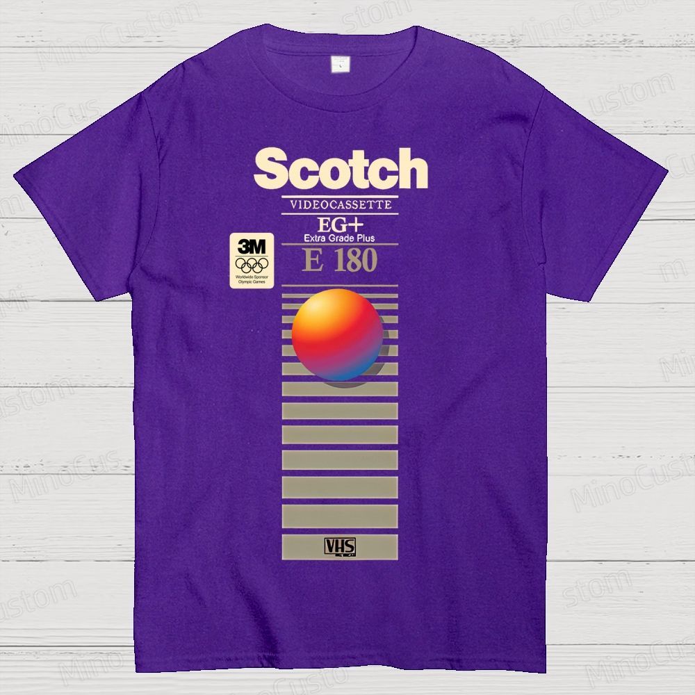 VHS Scotch E180 Geek T-Shirt