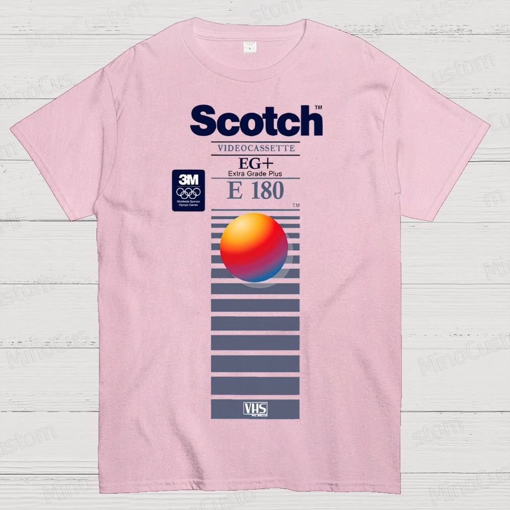 VHS Scotch E180 Geek T-Shirt