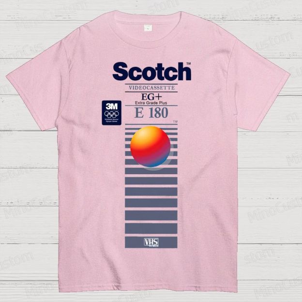 VHS Scotch E180 Geek T-Shirt