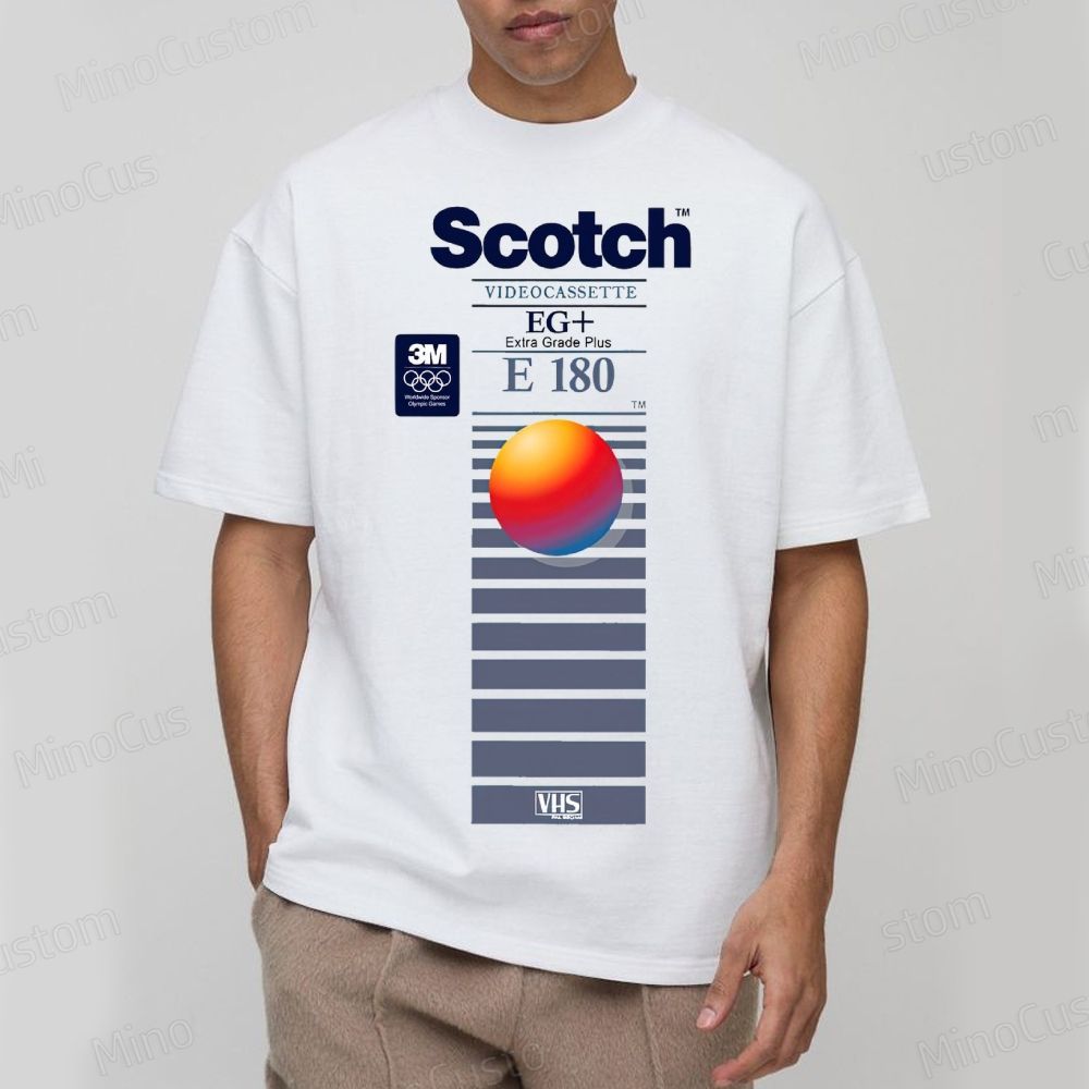 VHS Scotch E180 Geek T-Shirt