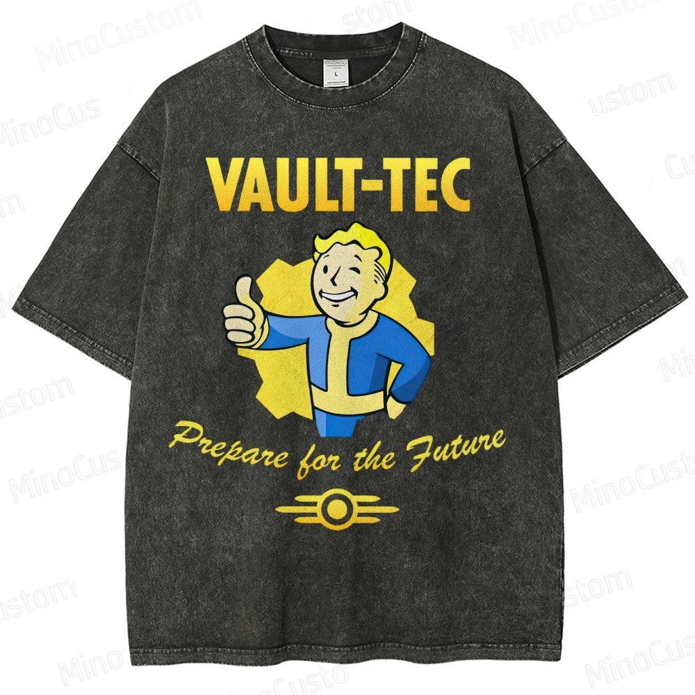 Vault-Tec – Prepare for the Future Fallout Vintage Distressed T-shirt