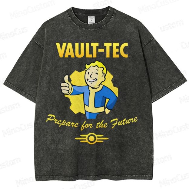 Vault-Tec – Prepare for the Future Fallout Vintage Distressed T-shirt