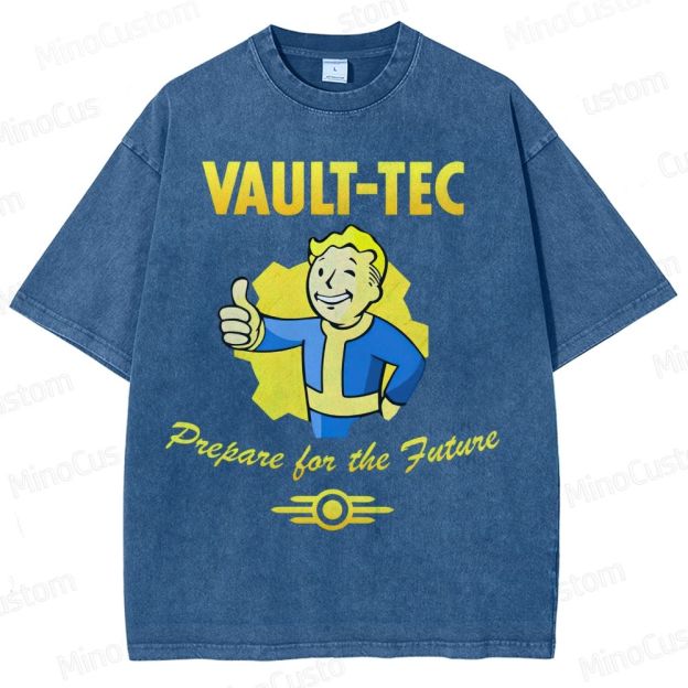 Vault-Tec – Prepare for the Future Fallout Vintage Distressed T-shirt