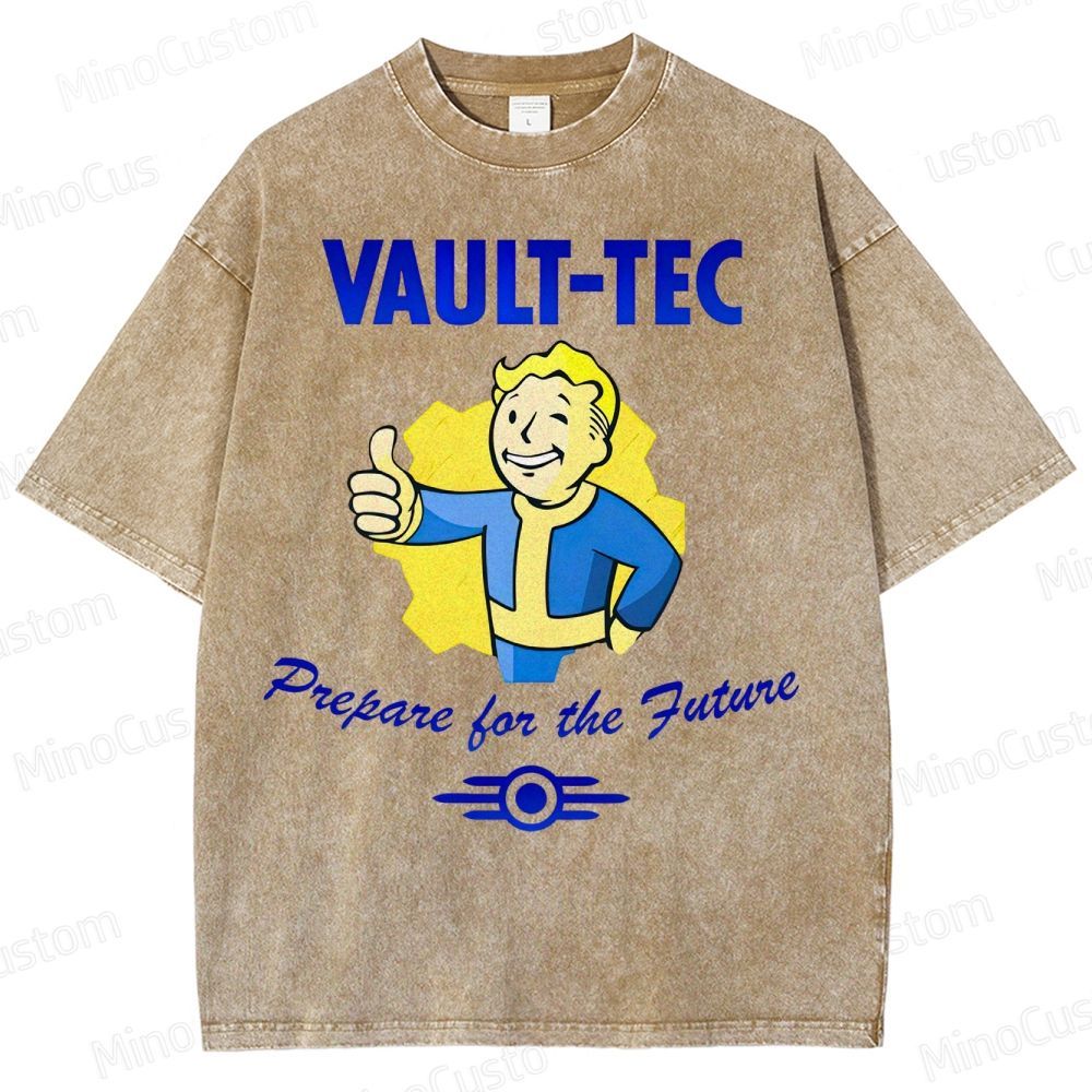 Vault-Tec – Prepare for the Future Fallout Vintage Distressed T-shirt