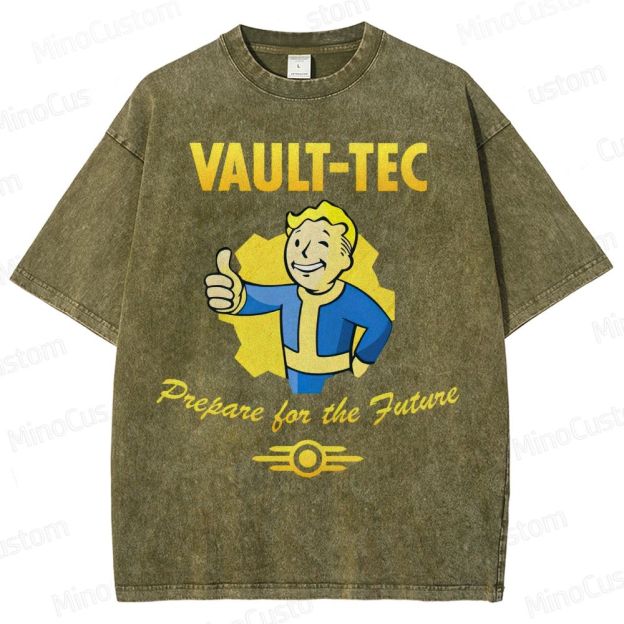 Vault-Tec – Prepare for the Future Fallout Vintage Distressed T-shirt