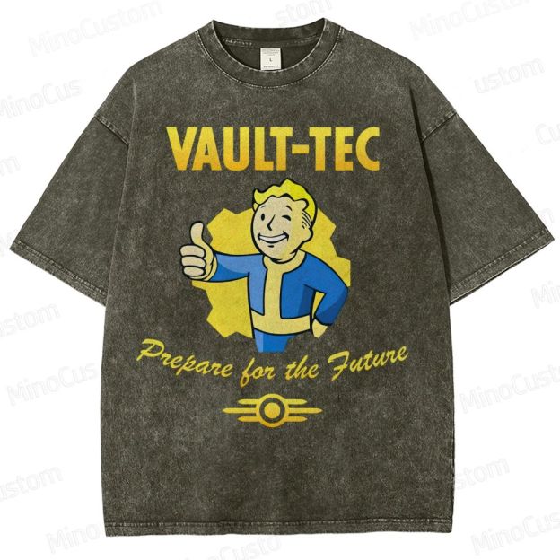 Vault-Tec – Prepare for the Future Fallout Vintage Distressed T-shirt