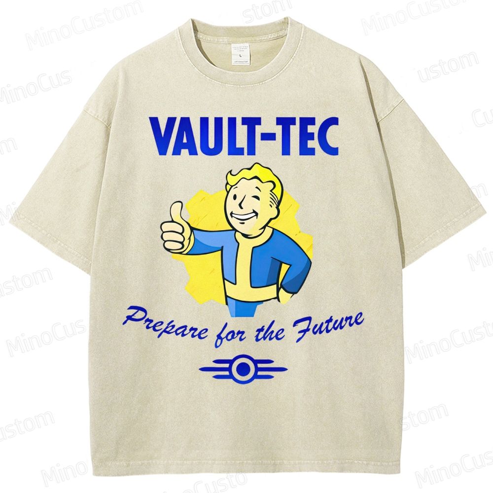 Vault-Tec – Prepare for the Future Fallout Vintage Distressed T-shirt
