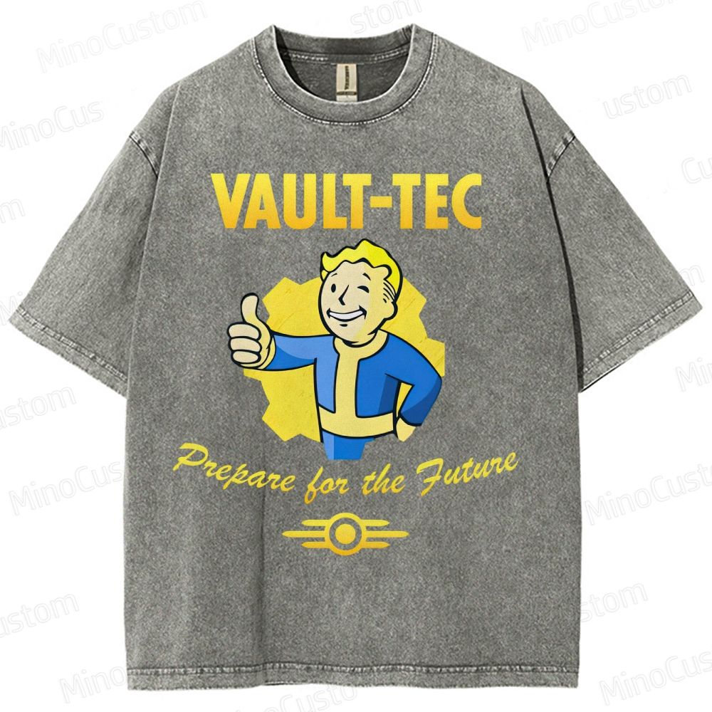 Vault-Tec – Prepare for the Future Fallout Vintage Distressed T-shirt