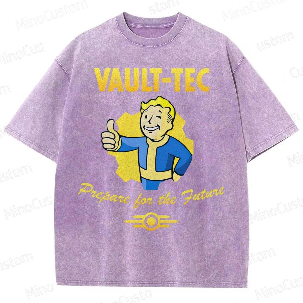 Vault-Tec – Prepare for the Future Fallout Vintage Distressed T-shirt